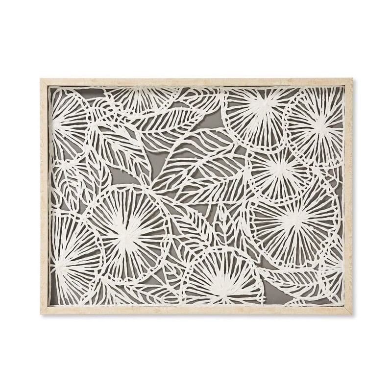 Madison Flowers & Leaves Paper Wall Art 