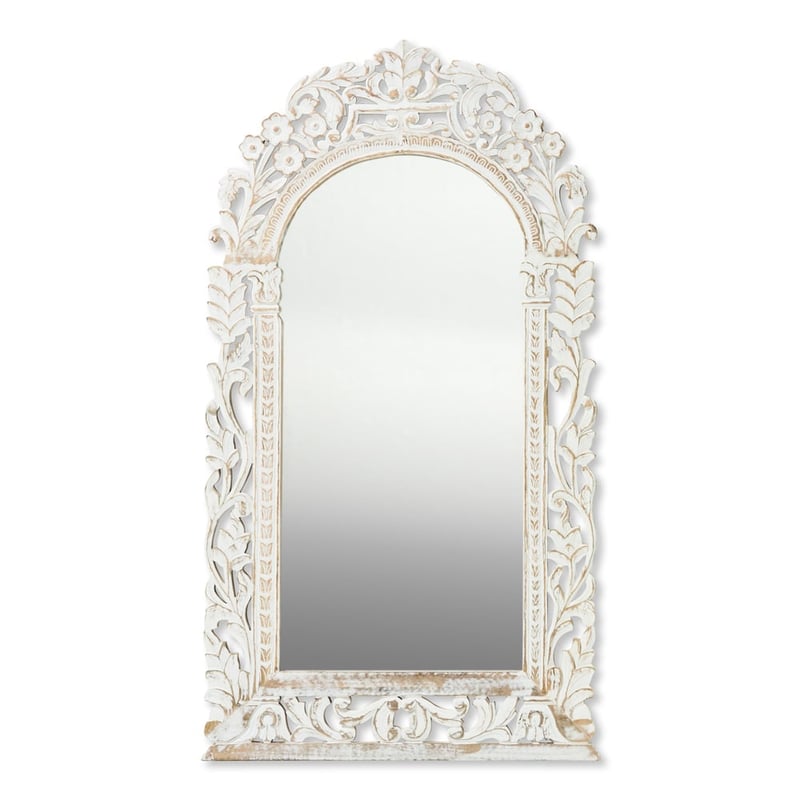 Juliet White Wash Mirror