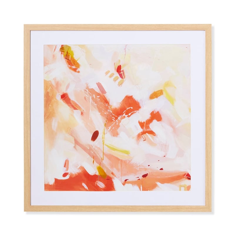 Essence Burnt Splash Framed Wall Art