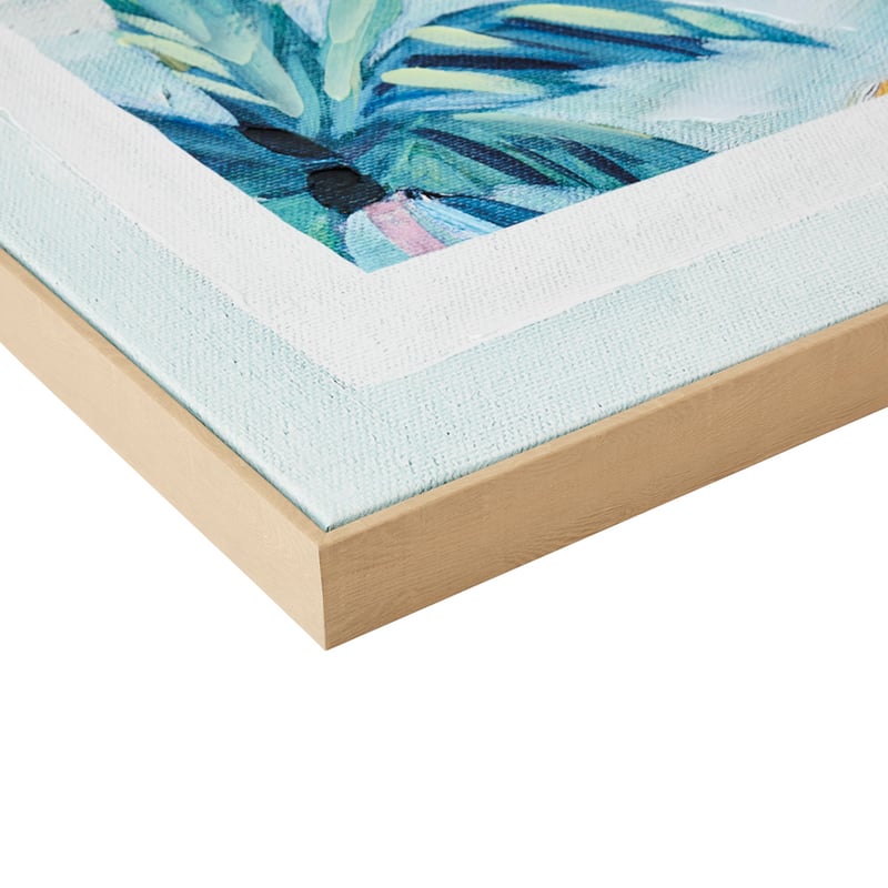 Ocean Breeze Window View Large Canvas