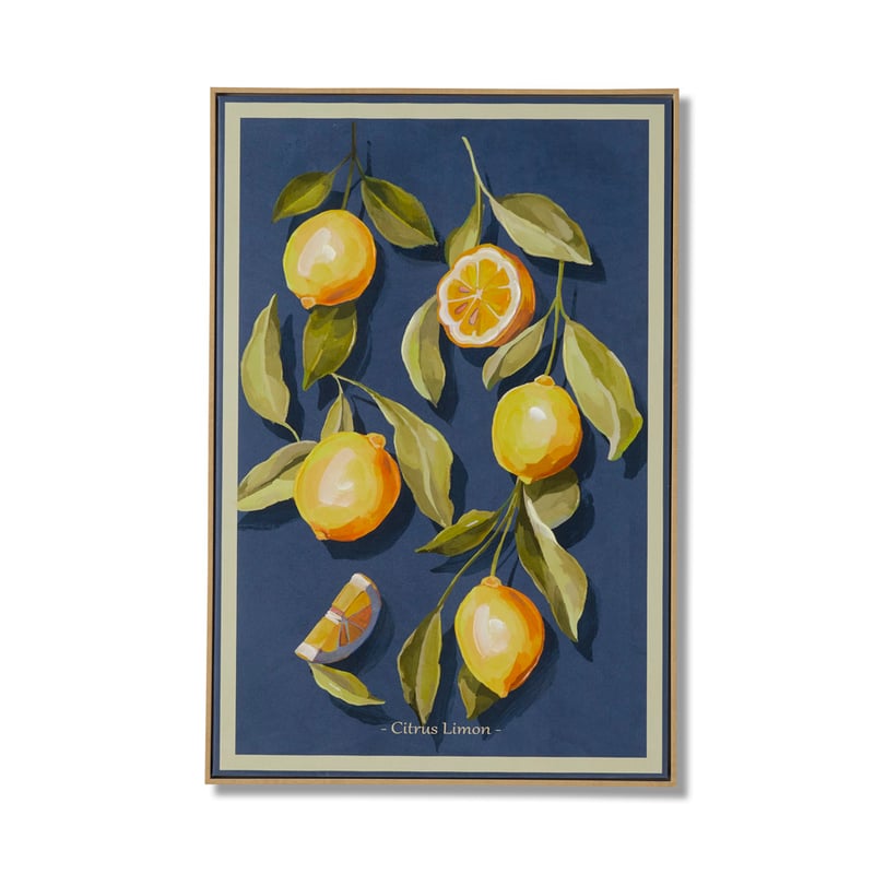 Fruit Citrus Limon Canvas