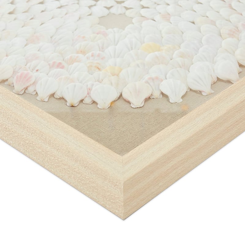 Como Shell Mandala Framed Wall Art