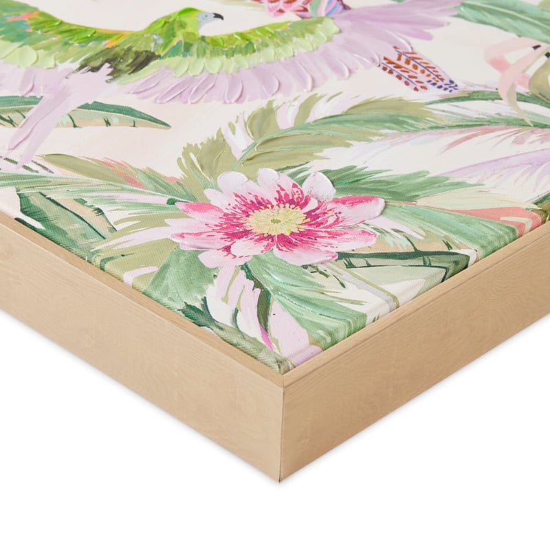 Rio Palm Small Green Portrait Canvas