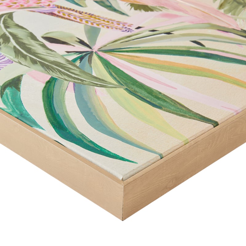 Rio Palm Large Green Portrait Canvas