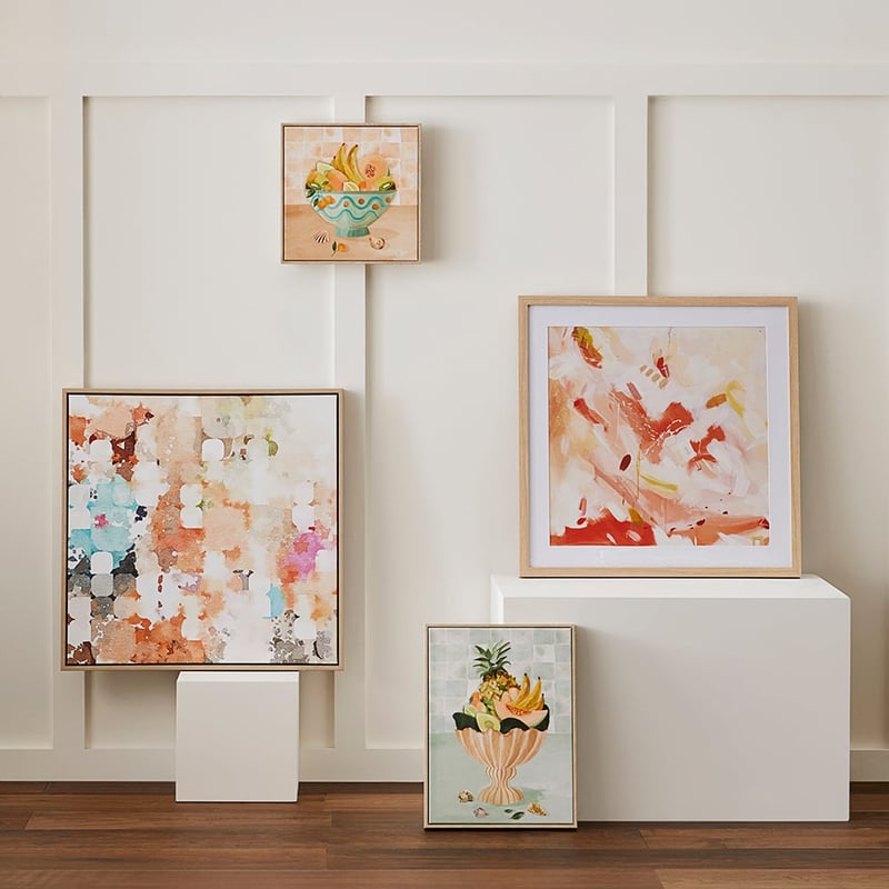 Essence Burnt Splash Framed Wall Art
