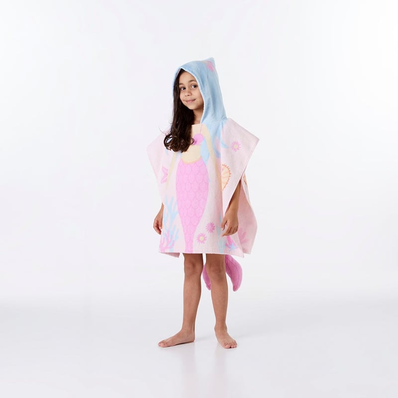 Mia Mermaid Hooded Beach Towel