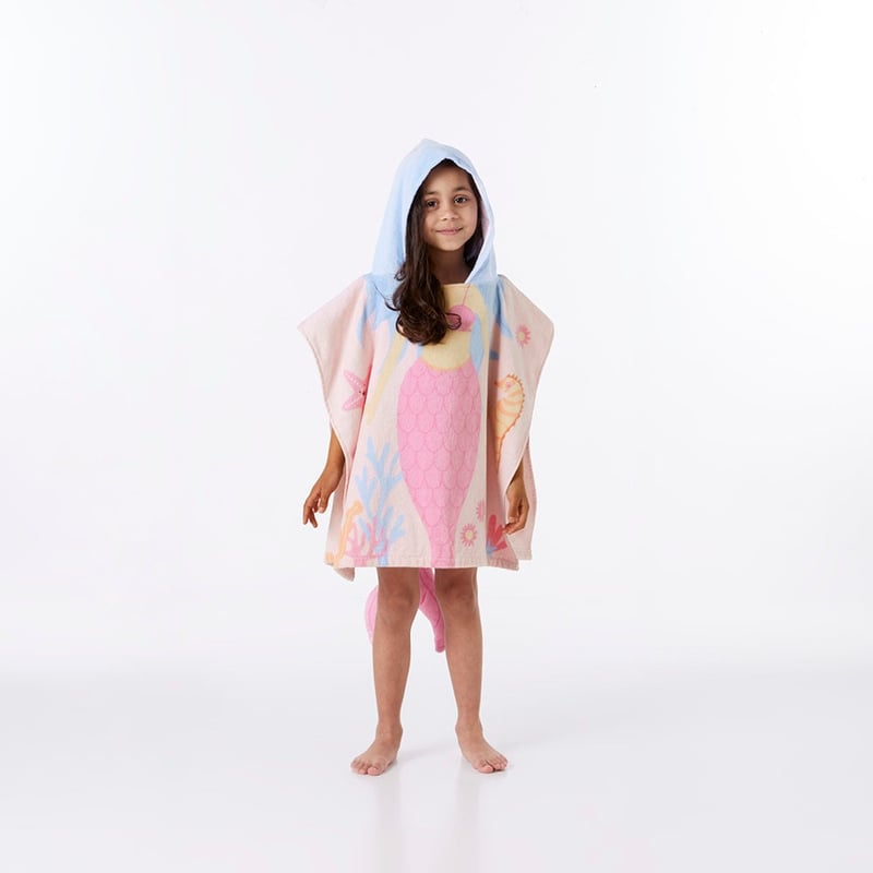 Mia Mermaid Hooded Beach Towel