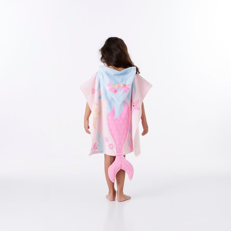 Mia Mermaid Hooded Beach Towel