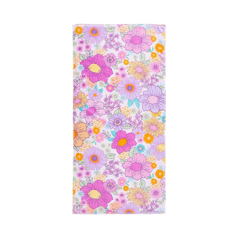 Kids Beach Summer Floral Printed Towel