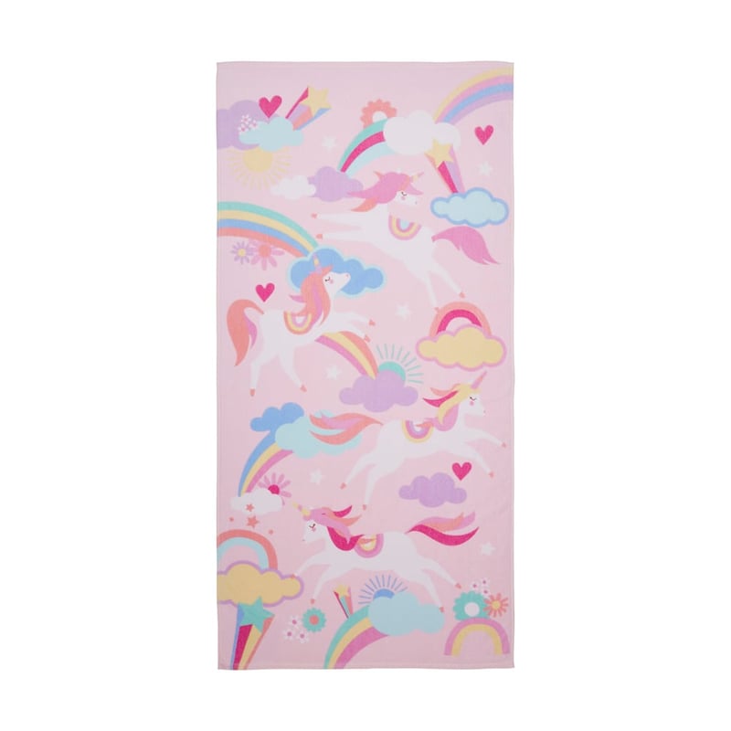 Kids Beach Unicorn Dreams Printed Towel