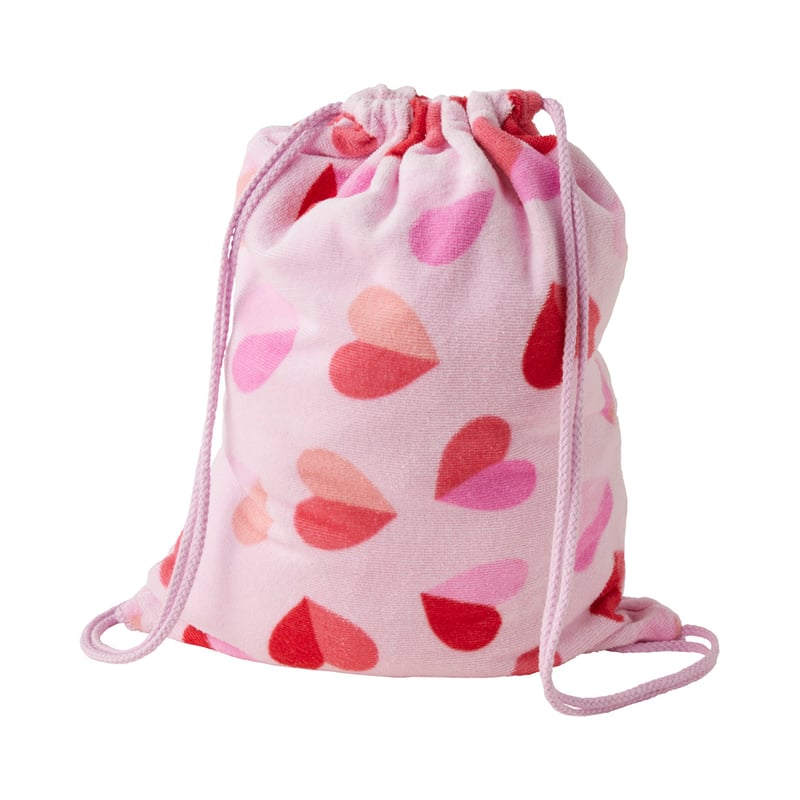 Kids Sweet Hearts Terry Beach Bag