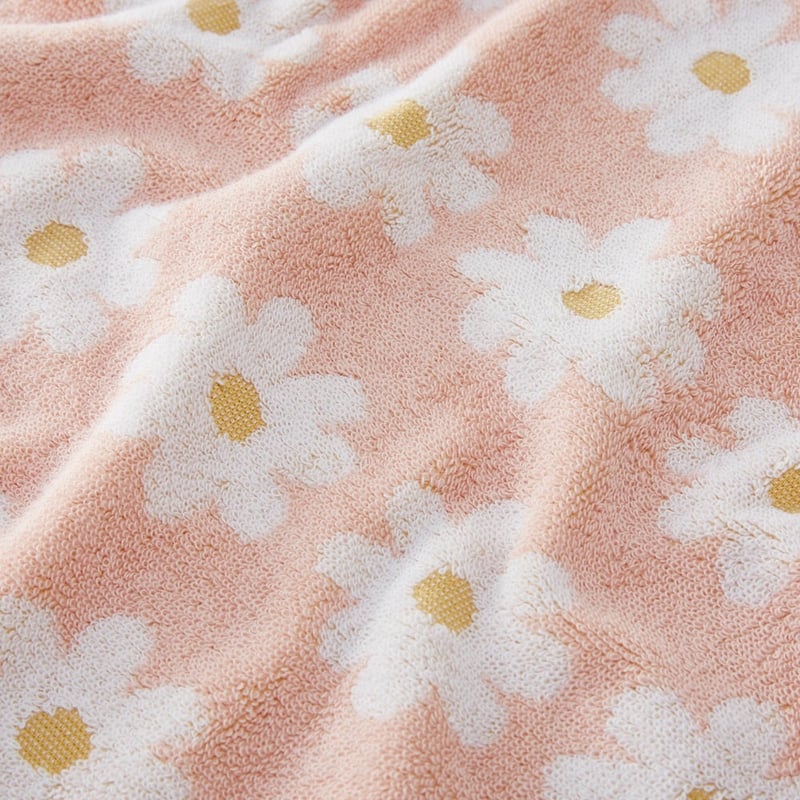 Daisy Floral Pink Towel Range 