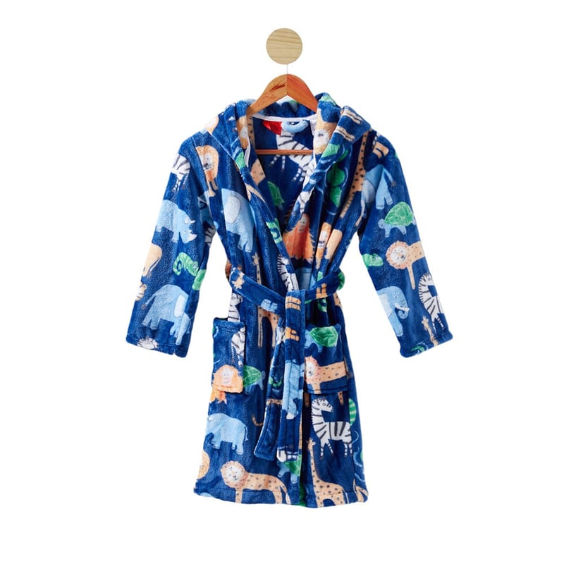 Kids Ultra Soft Jungle Adventure Dressing Gown