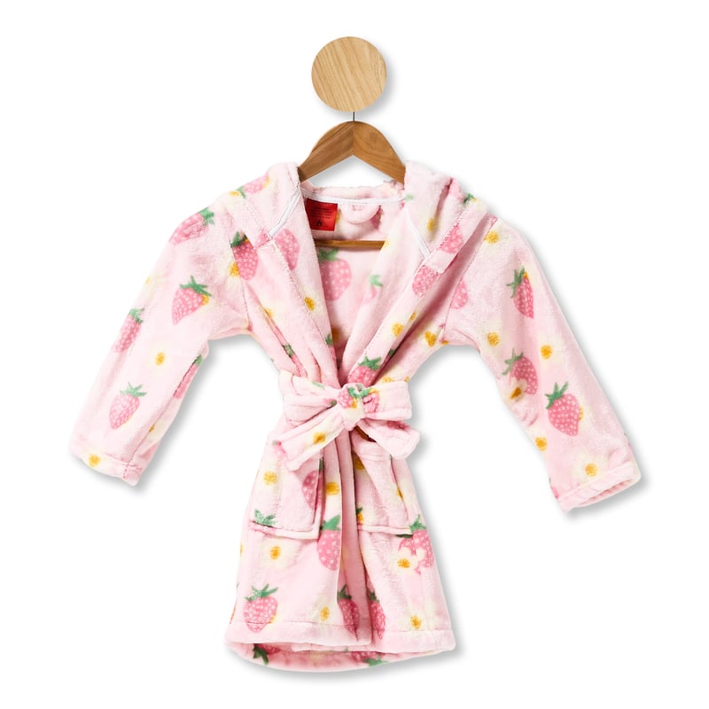 Kids Ultra Soft Strawberry Daisy Dressing Gown