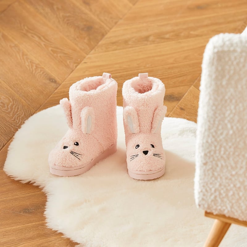 Novelty Sherpa Bunny Boots 