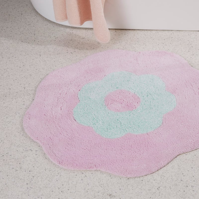 Kids Poppy Floral Multi Bath Mat