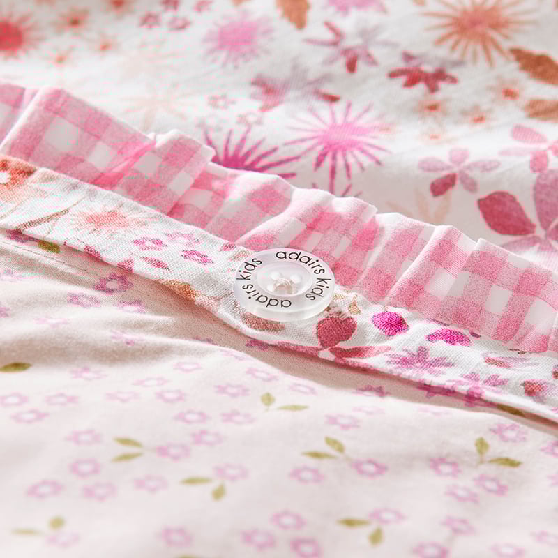 Lulu Pink Ruffle Quilt Cover Set