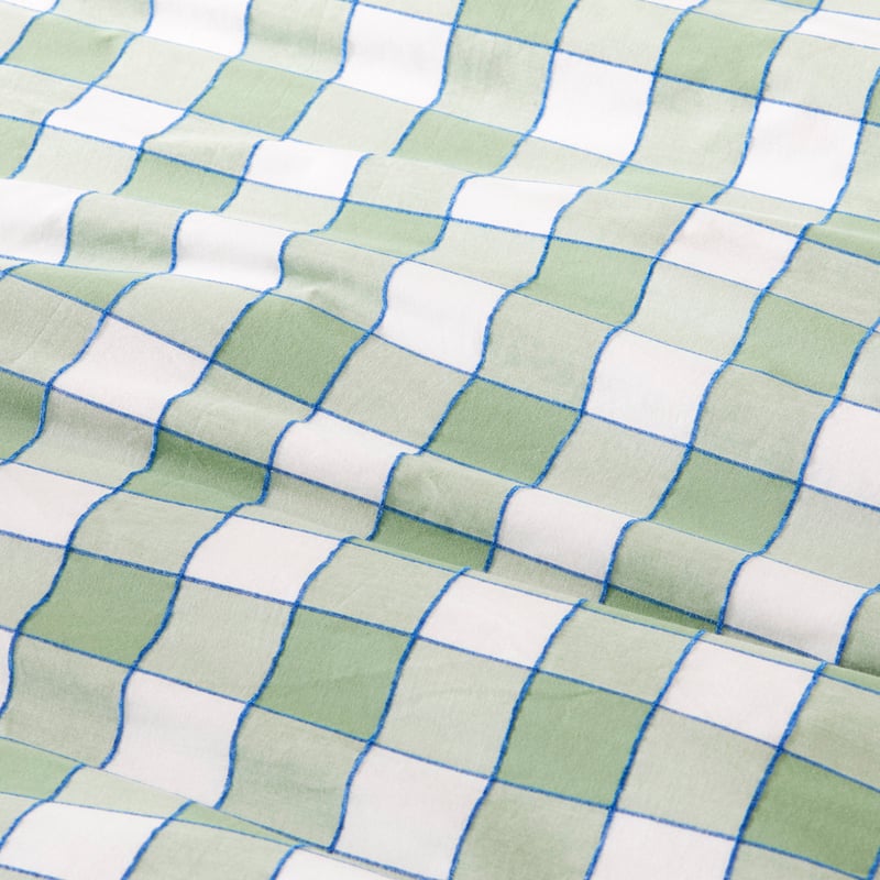 Carter Check Fern Quilt Cover Set