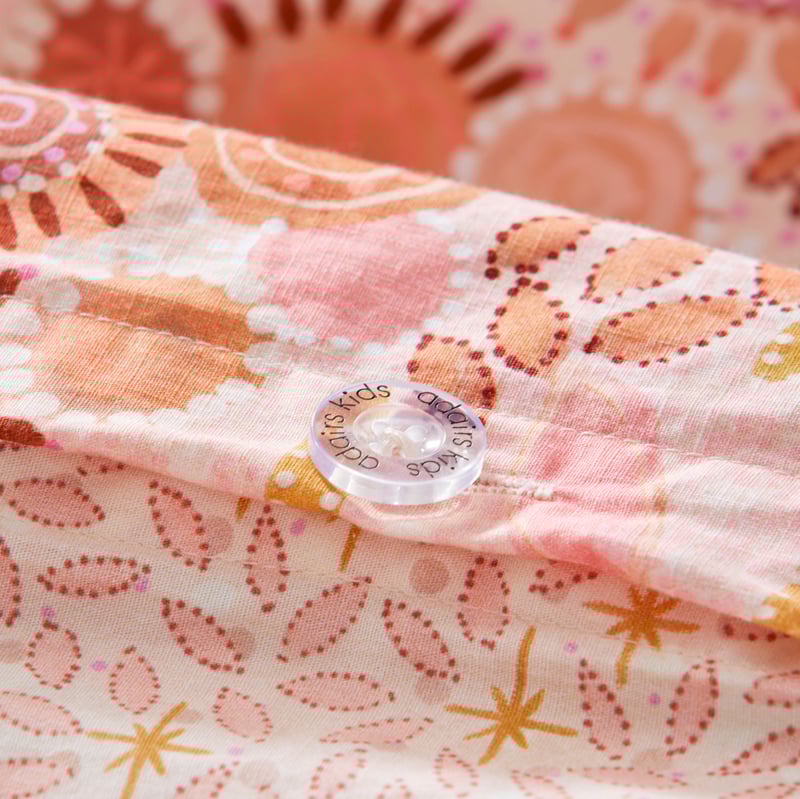 Cungelella Marapurthangkali Coral Sunset Quilt Cover Set