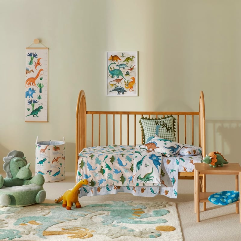 Roar the Dinosaur Cot Quilt Cover Set
