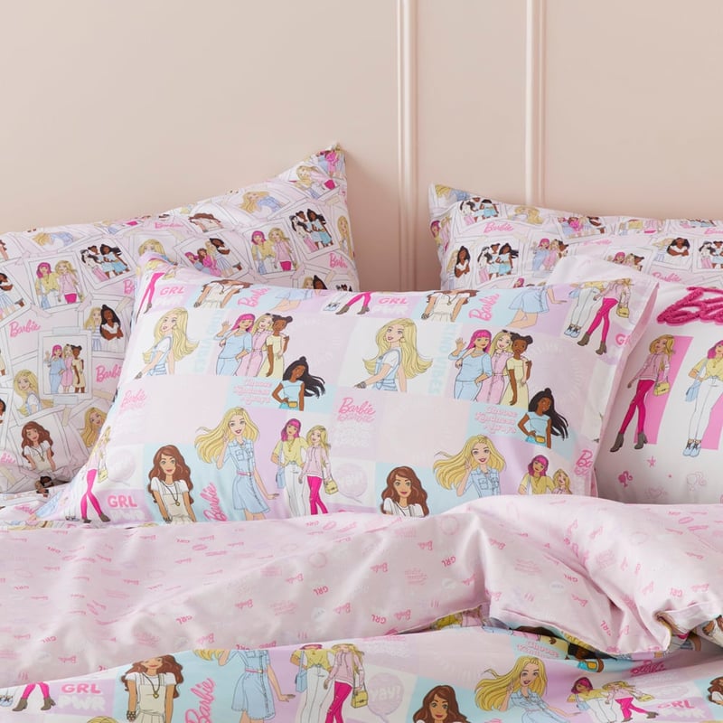 Mattel Barbie Kind Vibe Multi Quilt Cover Set