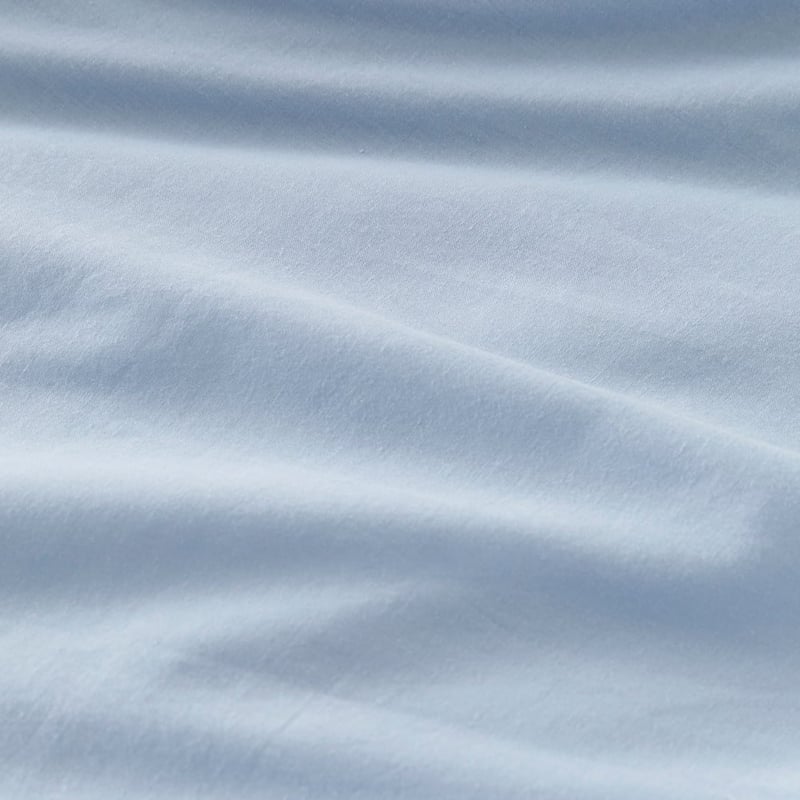 Murphy Powder Blue Quilted Cot Quilt Cover Set