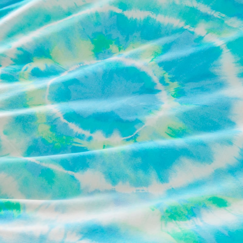 Zephyr Tie Dye Aqua Quilt Cover Set