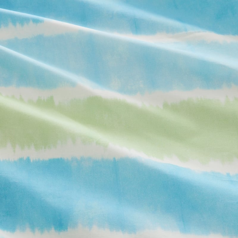 Zephyr Tie Dye Aqua Quilt Cover Set