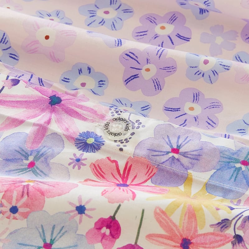 Blossom Dreams Lilac Quilt Cover Set