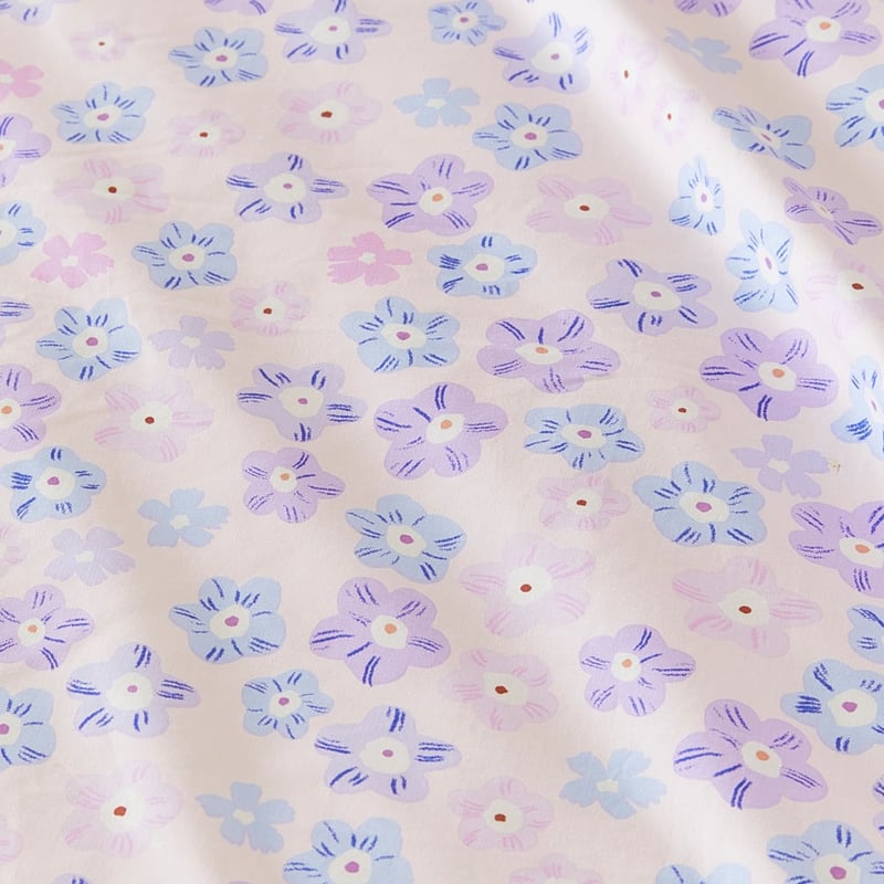Blossom Dreams Lilac Quilt Cover Set