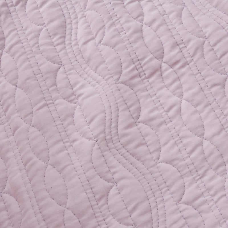 Haven Lilac Quilted Quilt Cover Set