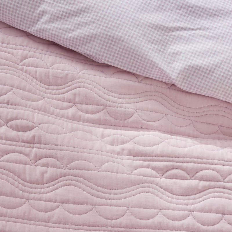 Haven Lilac Quilted Quilt Cover Set