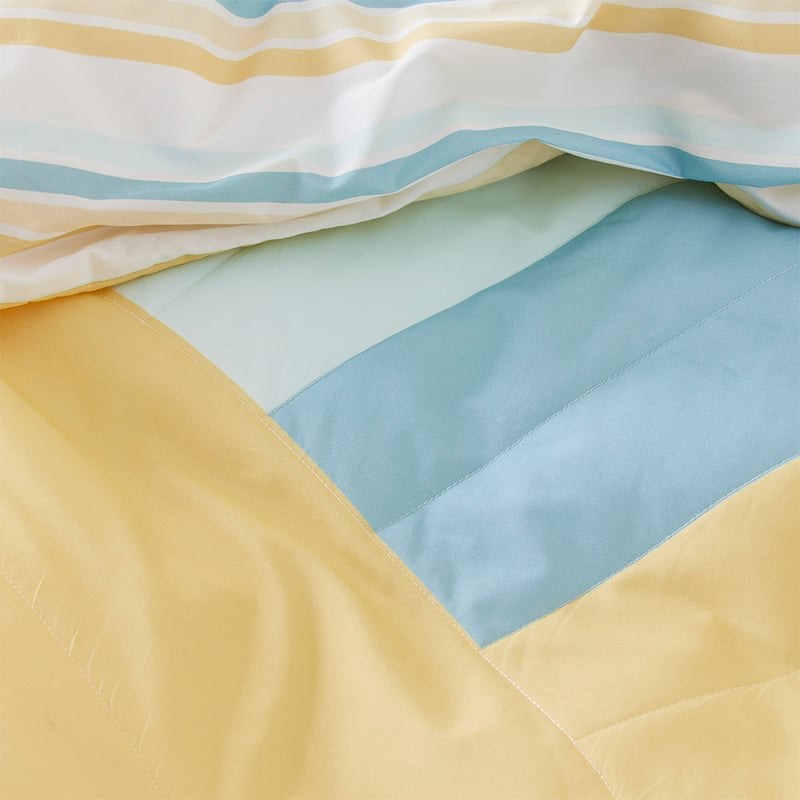 Sunbeam Multi Quilted Quilt Cover Set