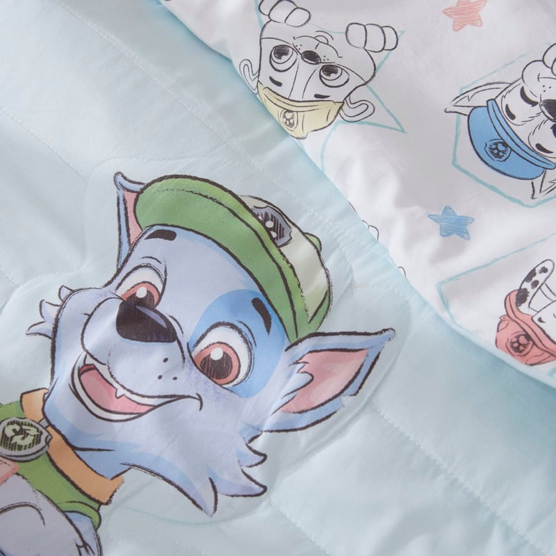 Paw Patrol Pals Ice Blue Quilted Quilt Cover Set