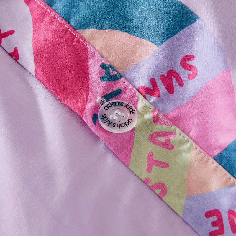 Good Vibes Lilac Quilt Cover Set