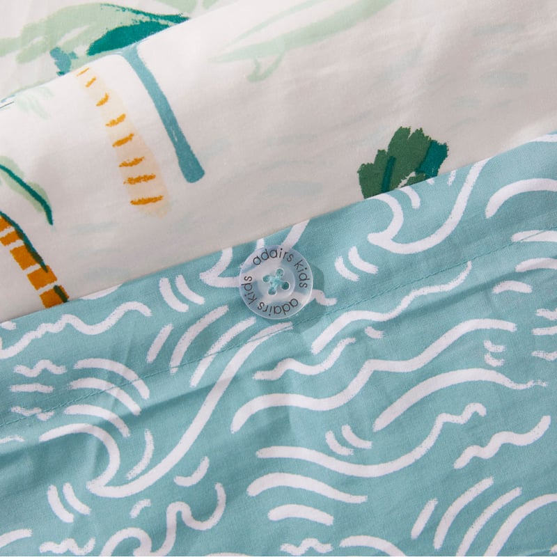 Aloha Summer Vibes Natural Quilt Cover Set