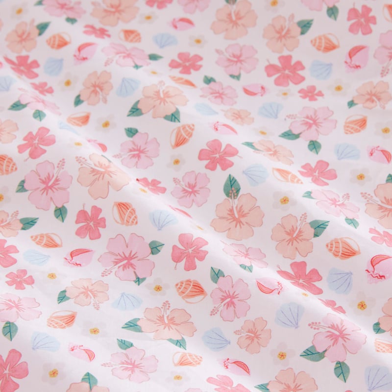 Disney Moana Loves The Sea Sunset Quilted Cot Quilt Cover Set