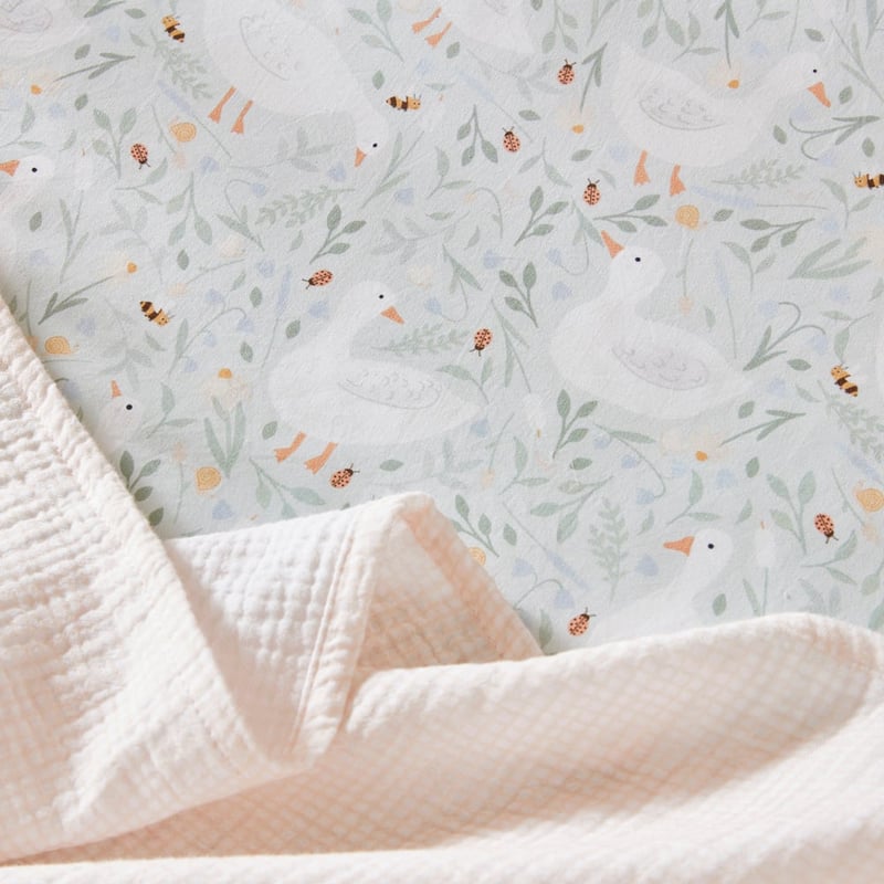 Baby Duckling Soft Sage Fitted Sheets Set of 2