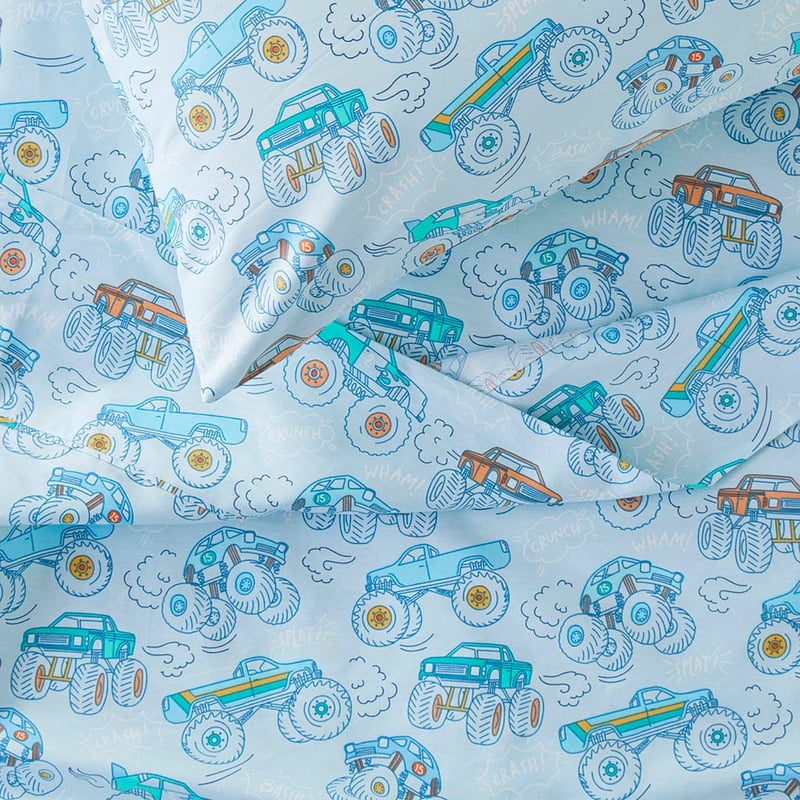 Big Off Road Adventure Blue Sheet Set