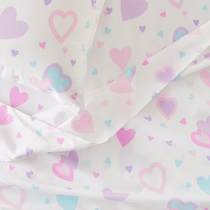 I Heart You White Sheet Set