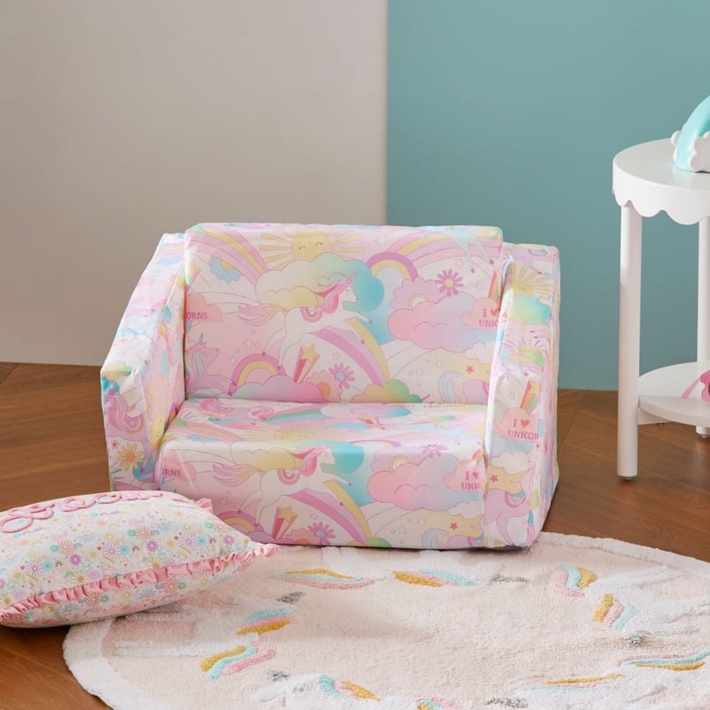 I Love Unicorns Flip Out Sofa