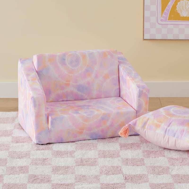 Pink Tie Dye Flip Out Sofa