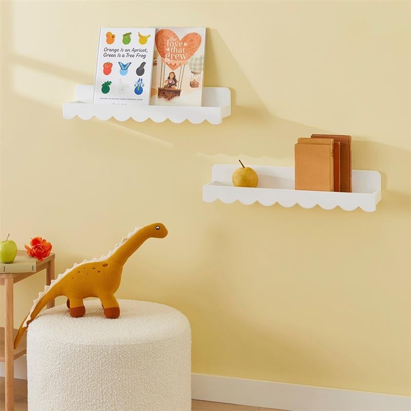 Dixie Scallop Wall Shelf 2 Pack