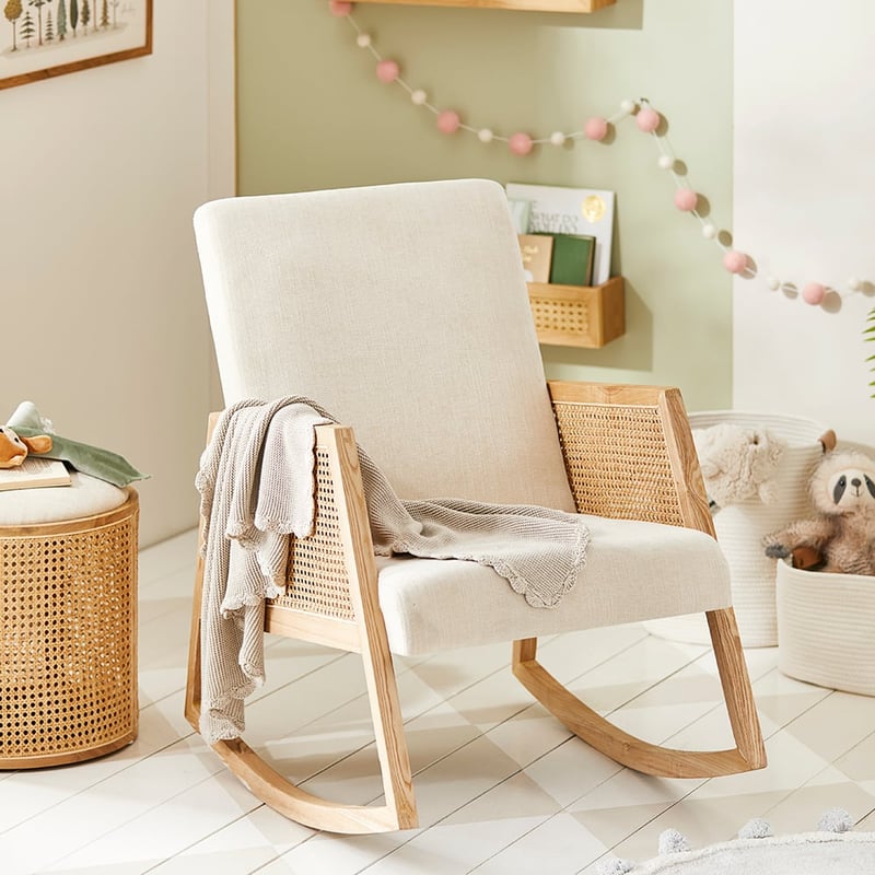 Arden Natural Rattan Rocking Chair
