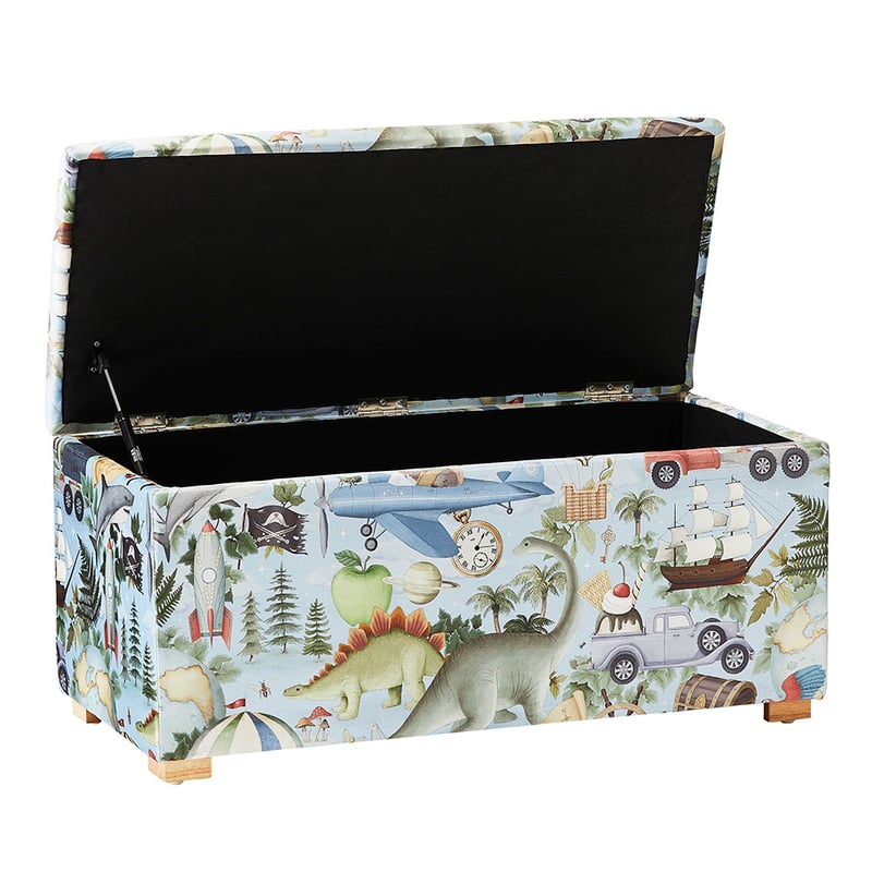 Fleur Harris Blue Adventureland Blanket Box