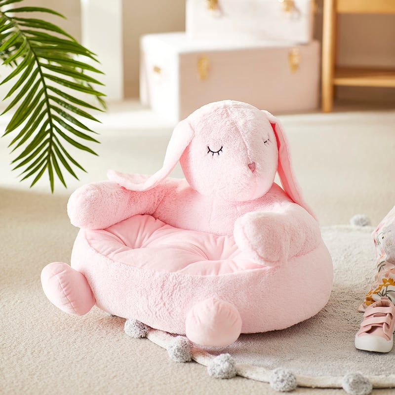 Light Pink Bunny Cuddle Chair