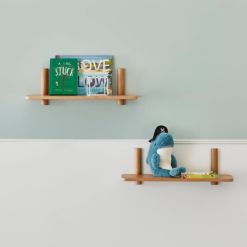 Noah Natural Wall Shelf Pack of 2