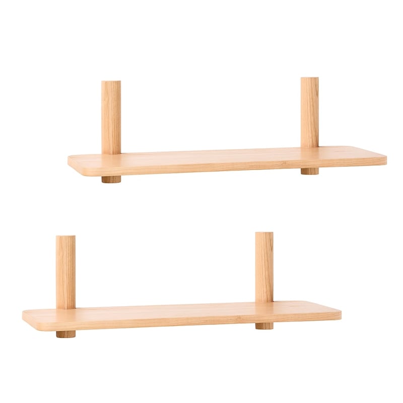 Noah Natural Wall Shelf Pack of 2