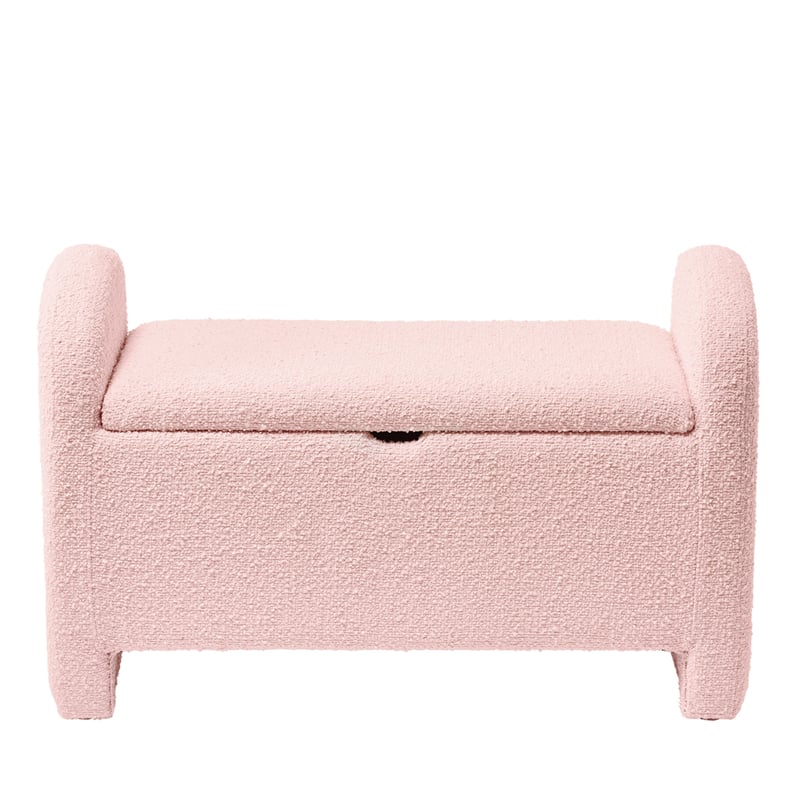 Brady Pink Boucle Blanket Box