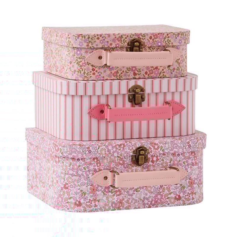 Heirloom Madelyn Floral Suitcase Set of 3